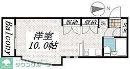 ベルトピア日吉 ワンルームの間取図画像