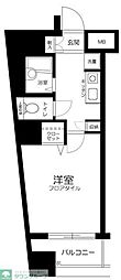 フォレストヒルズ小日向 1Kの間取図画像