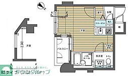 フェニックス大塚駅前弐番館 ワンルームの間取図画像