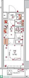 (仮称)高島平THEGARDENレジデンス 1Kの間取図画像