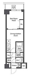 COMFORIA志村坂上 1DKの間取図画像