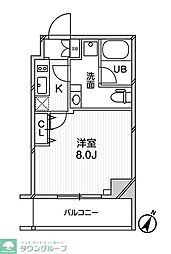 GRANPASEO巣鴨 1Kの間取図画像