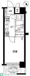 メインステージ巣鴨 1Kの間取図画像