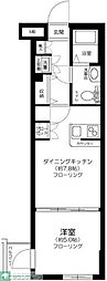 アクアトウキョウノースシティ 1DKの間取図画像