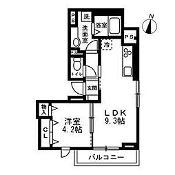 Gran Maison S 1LDKの間取図画像