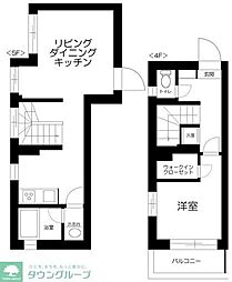 ＥＳ−Ｇｒａｎｄｅ文京白山 4階1LDKの間取り