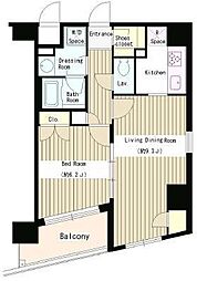 ステラメゾン茗荷谷 10階1LDKの間取り