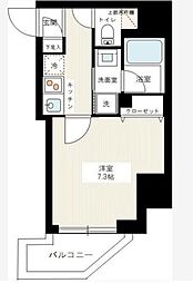 ハーモニーレジデンス大塚山手 9階1Kの間取り