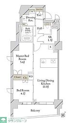 間取図画像 2SLDK