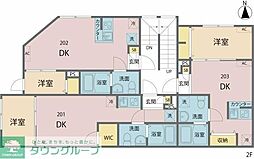 MIREA浮間舟渡 1DKの間取図画像