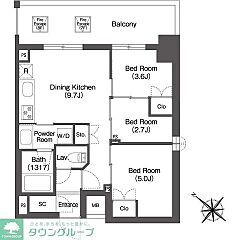 物件の間取り