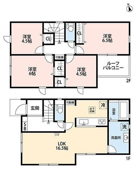 間取りを拡大表示