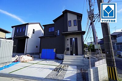 外観:開放感のある角地^^3LDK^^都市ガス^^南向き^^ 外観:開放感のある角地^^3LDK^^都市ガス^^南向き^^
