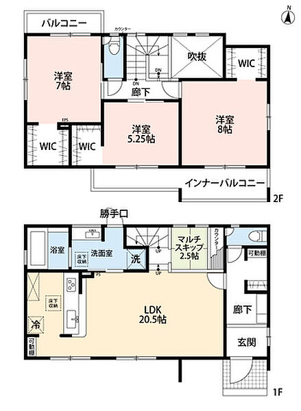 間取りを拡大表示