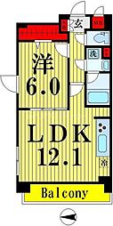 elan.de.AK 4階1LDKの間取り