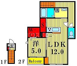 MAHALOMAISON 1LDKの間取図画像