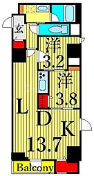COMFORIA南千住 1SLDKの間取図画像