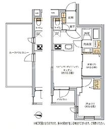 リビオメゾン湯島 2LDKの間取図画像