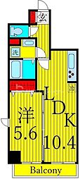 ソラシエスタ 1LDKの間取図画像