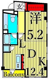 いずみマンション 1LDKの間取図画像