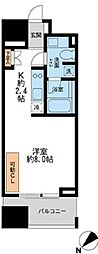 プロスペクトKALON三ノ輪 ワンルームの間取図画像
