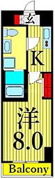 LEXENIPPORIid 1Kの間取図画像