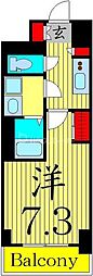 テラス南千住 1Kの間取図画像