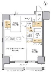 物件の間取り