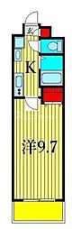 TRADIS日暮里E 1Kの間取図画像