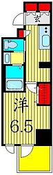 TSResidence北上野 1Kの間取図画像