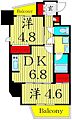 リビオメゾン入谷6階20.4万円