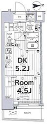 メイクス西新井大師 1DKの間取図画像