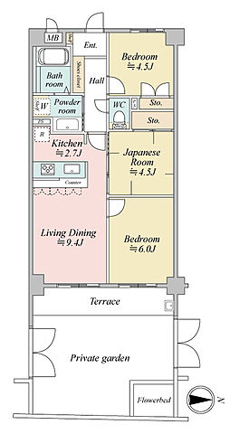 間取り セイガステージ中村橋 1階/-
