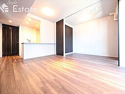 名古屋市営桜通線 国際センター駅 徒歩13分の賃貸マンション 8階2LDKのリビング/ダイニング