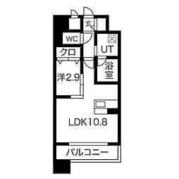 ポルタニグラ千種 1LDKの間取図画像
