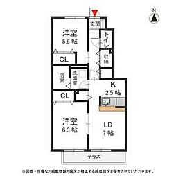 クレール杉村 1階