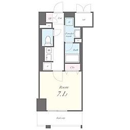 セイワパレス丸の内駅前 1Kの間取図画像