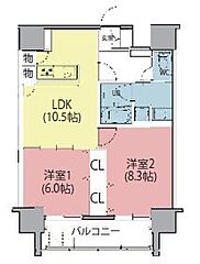 物件の間取り