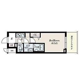 S-RESIDENCE上前津駅前 1Kの間取図画像