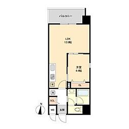 S-FORT名駅南五丁目 1LDKの間取図画像