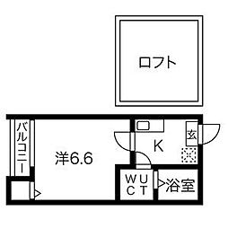 アビー・ロード 1SKの間取図画像
