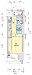 プレサンス東別院駅前2 1Kの間取図画像