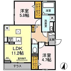 物件の間取り