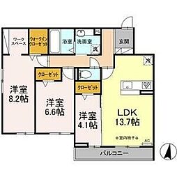リヴェール的場 3階