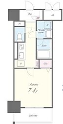 シャルマンソワレ名駅 1Kの間取図画像