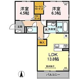 セレーノ古新 2階/201