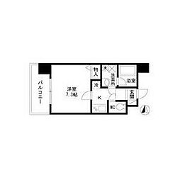 エコロジー栄レジデンス 1Kの間取図画像