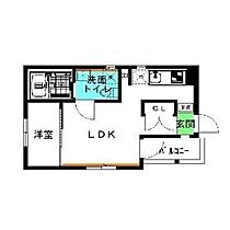 愛知県名古屋市中川区松葉町４丁目（賃貸アパート1LDK・3階・25.91㎡） その2