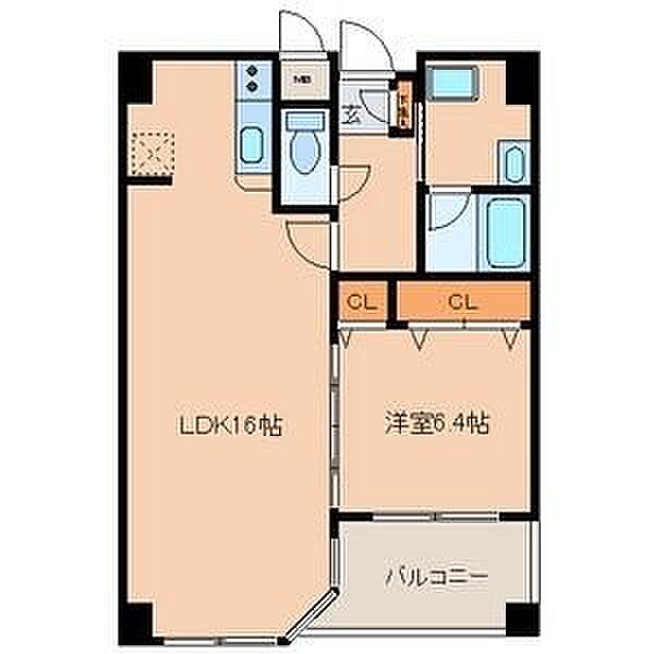 愛知県名古屋市西区幅下２丁目(賃貸マンション1LDK・9階・51.37㎡)の写真 その2