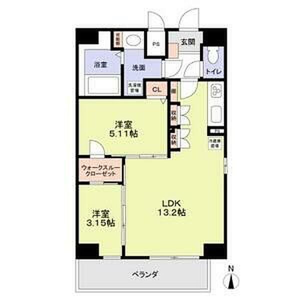 愛知県名古屋市中区栄４丁目(賃貸マンション2LDK・12階・34.91㎡)の写真 その2